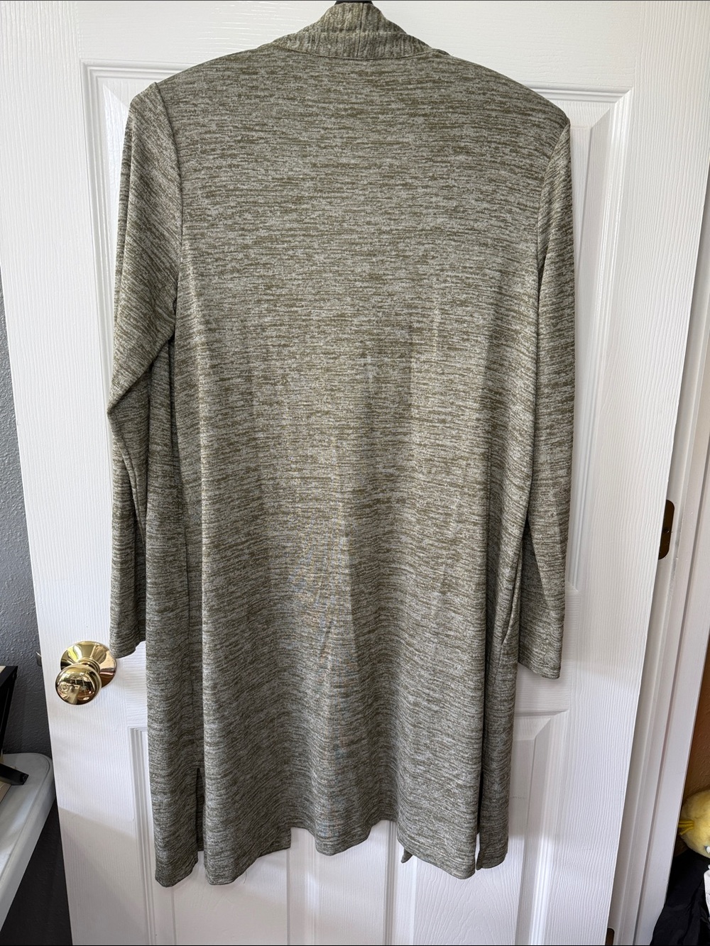 Lands’ End Olive Green Cardigan Sweater - Picture 6 of 7